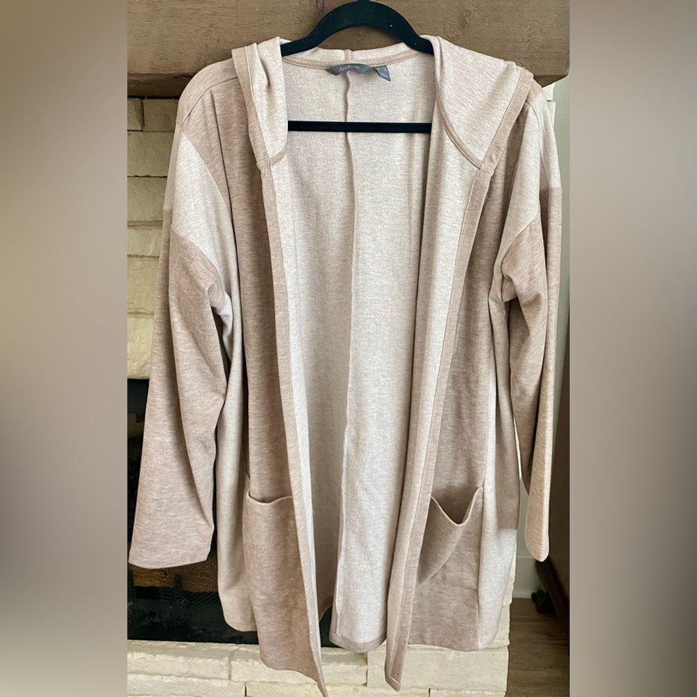 Anybody Oatmeal Open Front Jacket